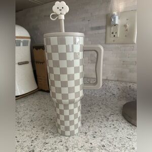 Simple Modern 40oz Checkered Tumbler with Handle